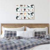 Toile L'art tribal abstrait africain (Insitu(Chambre))