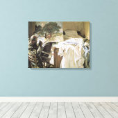Toile L'Artiste dans son atelier par John Singer Sargent (Insitu (Plancher de Bois))