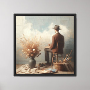 Toile L'artiste du rêve