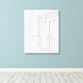 Toile Las Casas Bataan Philippines coloriage (Insitu (Plancher de Bois))