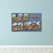 Toile Las Cruces, Nouveau-Mexique - Grandes Lettres Scèn (Insitu (Plancher de Bois))