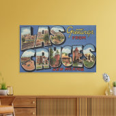 Toile Las Cruces, Nouveau-Mexique - Grandes Lettres Scèn (Insitu(Salon))