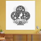 Toile L'As des Clubs — Lady Luck Cameo (Insitu(Salon))