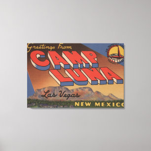 Toile Las Vegas, Nouveau-Mexique - Camp Luna