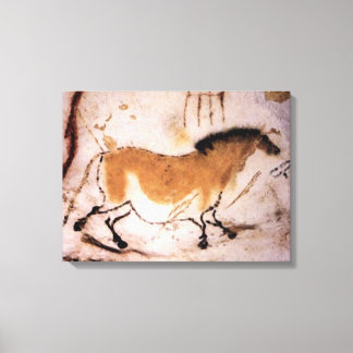 Toile Lascaux Dun Horse - Panneaux préhistoriques sur to
