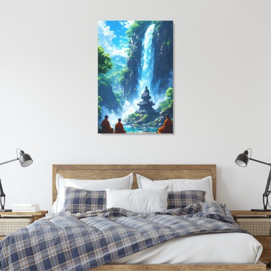 Toile L'Ascension Tranquille des Moines (Insitu(Chambre))