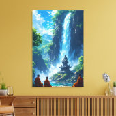 Toile L'Ascension Tranquille des Moines (Insitu(Salon))