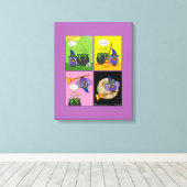 Toile L'Assistant Apprentice - Cleaning Comic (Insitu (Plancher de Bois))