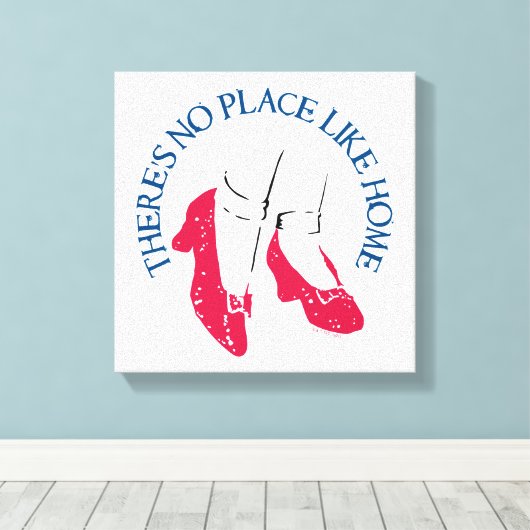 Toile L'Assistant D'Oz™ | Il n'y a pas d'endroit comme l (Insitu (Plancher de Bois))