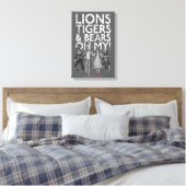 Toile L'Assistant D'Oz™ | Lions Tigers & Ours Oh My! (Insitu(Chambre))