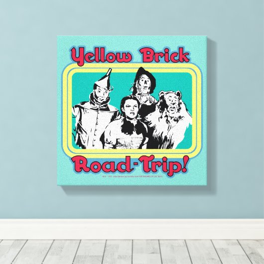 Toile L'Assistant D'Oz™ | Route en brique jaune! (Insitu (Plancher de Bois))
