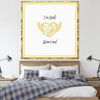 Toile L'Assurance Dorée - Matthieu 6:25