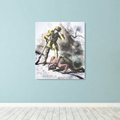 Toile 'Last of the Mohicans' by James Fenimore Cooper (1 (Insitu (Plancher de Bois))