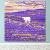 Toile Last Transmission or Cow in a Field (Insitu (Plancher de Bois))