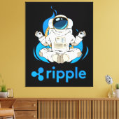 Toile L'astronaute de chiffrement XRP à chiffrement de c (Insitu(Salon))