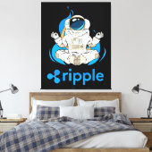 Toile L'astronaute de chiffrement XRP à chiffrement de c (Insitu(Chambre))