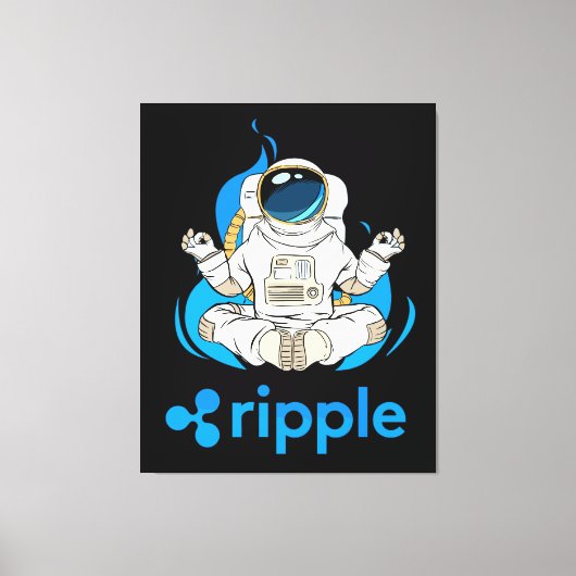 Toile L'astronaute de chiffrement XRP à chiffrement de c (Recto)