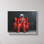 Toile L'astronaute rouge (Recto)