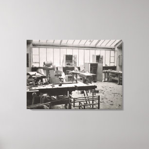 Toile L'atelier du charpentier, des ateliers du Th