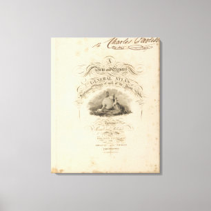Toile l'atlas des Etats-Unis