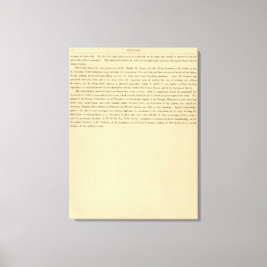 Toile L'atlas statistique de Scribner (Recto)