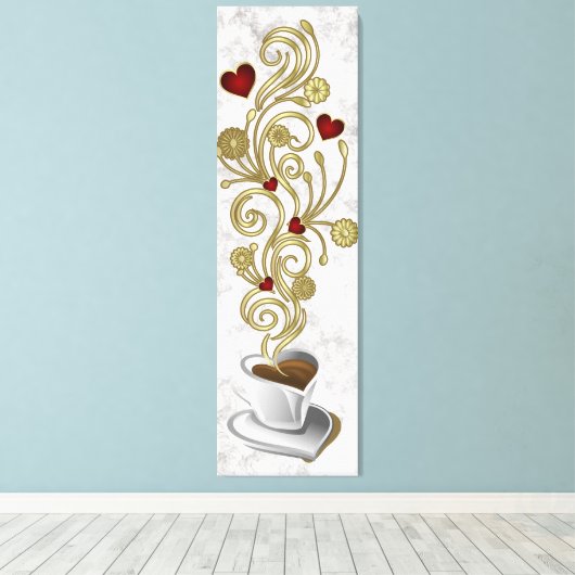 Toile Latte Love (Insitu (Plancher de Bois))