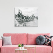 Toile L'atterrissage de Cadillac (Insitu(Salon))