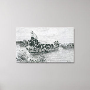 Toile L'atterrissage de Cadillac