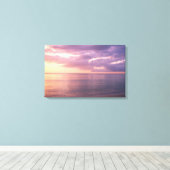Toile L'aube rencontre la plage (Insitu (Plancher de Bois))