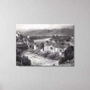 Toile Lauffenberg, gravé par E.P. Brandard