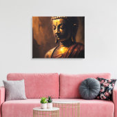 Toile L'Aura spirituelle du Bouddha : une classique émot (Insitu(Salon))