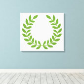 Toile Laurel Wreath (Symbole grec ancien) (Insitu (Plancher de Bois))