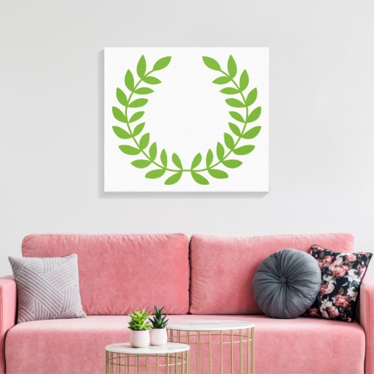 Toile Laurel Wreath (Symbole grec ancien) (Insitu(Salon))