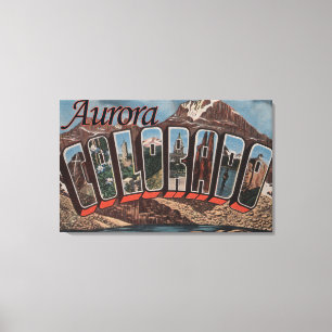 Toile L'aurore, le Colorado - grandes scènes de lettre