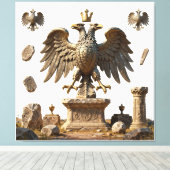 Toile L'autel oublié d'Illyrie (Insitu (Plancher de Bois))