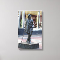 L'auteur irlandais James Joyce, Dublin sculpture p
