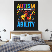 Toile L'Autisme N'Est Pas Un Handicap, C'Est Un Différen (Insitu(Chambre))