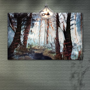 Toile L'automne dans les bois