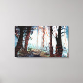 Toile L'automne dans les bois (Recto)