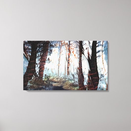 Toile L'automne dans les bois (Recto)