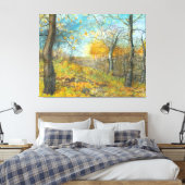 Toile L'automne d'or dans une chênaie (Insitu(Chambre))