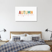 Toile L'automne est ma couleur préférée (Insitu(Chambre))