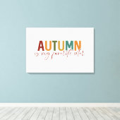 Toile L'automne est ma couleur préférée (Insitu (Plancher de Bois))