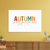 Toile L'automne est ma couleur préférée (Insitu(Salon))