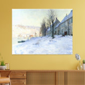 Toile Lavacourt soleil et neige (Insitu(Salon))