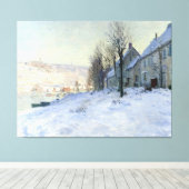 Toile Lavacourt soleil et neige (Insitu (Plancher de Bois))