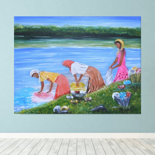 Toile Lavadeiras (Insitu (Plancher de Bois))