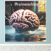 Toile lavage de cerveau (Insitu (Plancher de Bois))