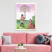 Toile Lavande, Hellebore & relative de Concombre (Insitu(Salon))