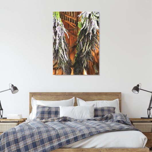 Toile Lavande pendue dans une grange (Insitu(Chambre))